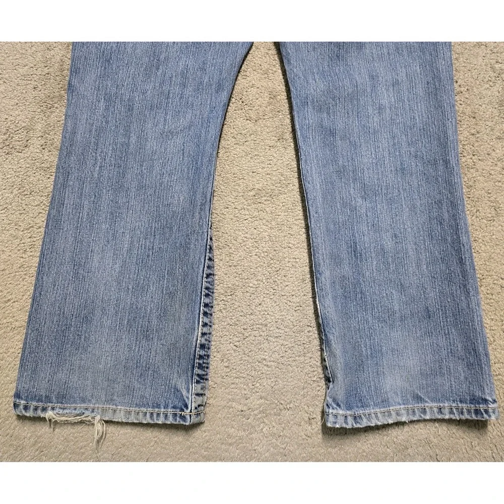 Ariat‎ FR M4 Relaxed Boot Cut Jeans Distressed Denim Men's 34x30 CAT2